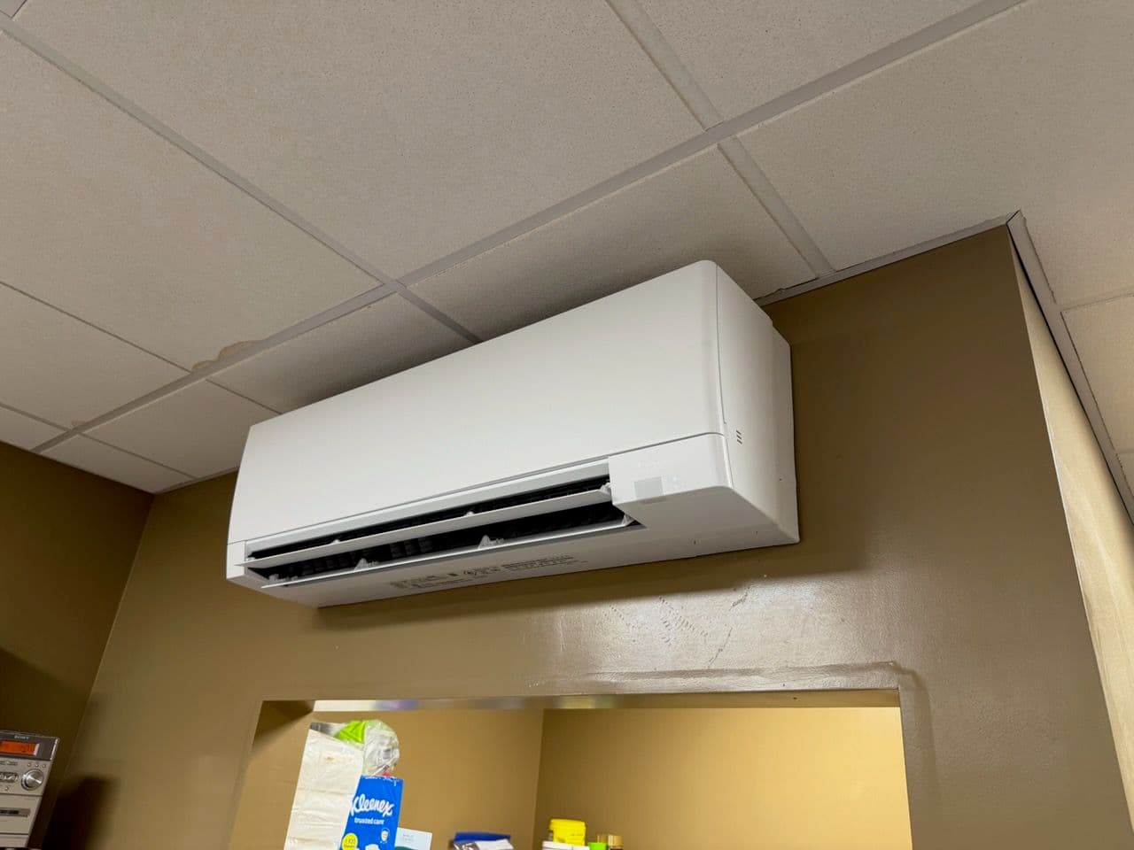 New Mitsubishi AC Unit Installed in Air Masters Office image